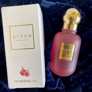 Byroe Fig Renewal Oil Full Size Glass Bottle 20 mL / 0.67 fl oz NIB Retail $72 *